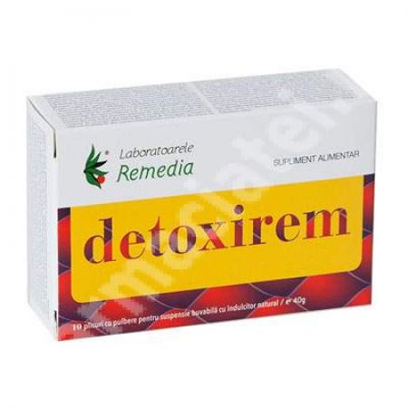 Detoxirem, 10 plicuri, Remedia