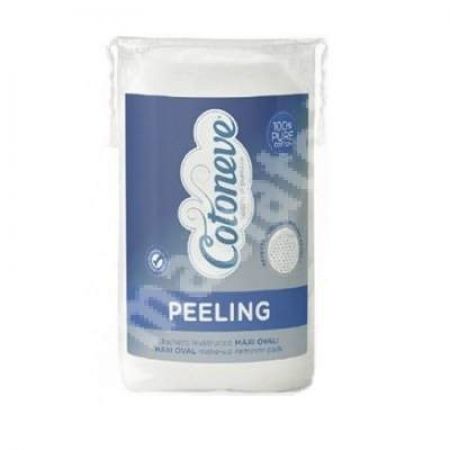 Dischete demachiante maxi pentru peeling Cotoneve, 40 bucati, Sisma