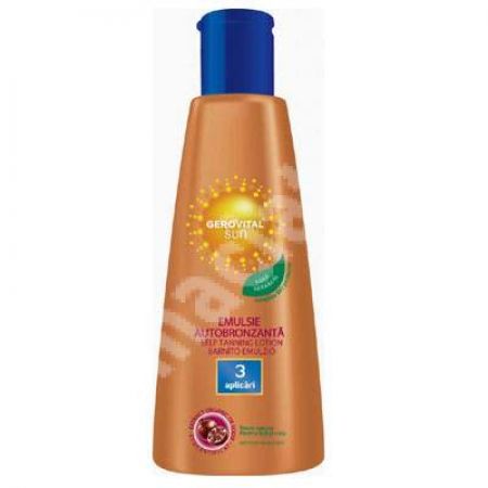 Emulsie autobronzanta Sun, 200 ml, Gerovital