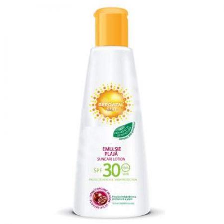 Emulsie plaja Sun SPF 30, 200 ml, Gerovital