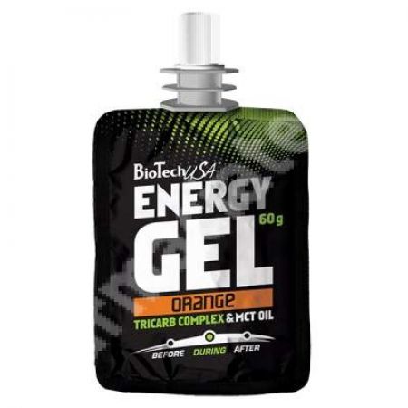 Gel energizant fara gluten Orange, 60 g, Biotech USA