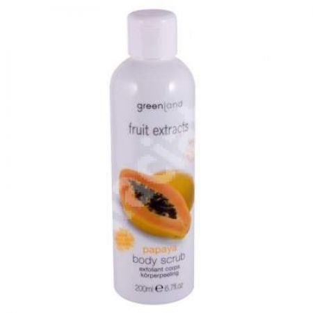 Exfoliant pentru corp cu Papaya, 200 ml, Greenland