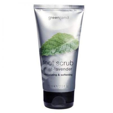 Exfoliant pentru picioare cu menta si levantica, 75 ml, Greenland