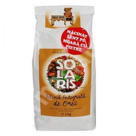 Faina integrala de orez, 1 kg, Solaris