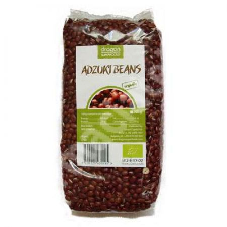 Fasole Azuki Eco, 500g, Dragon Superfoods