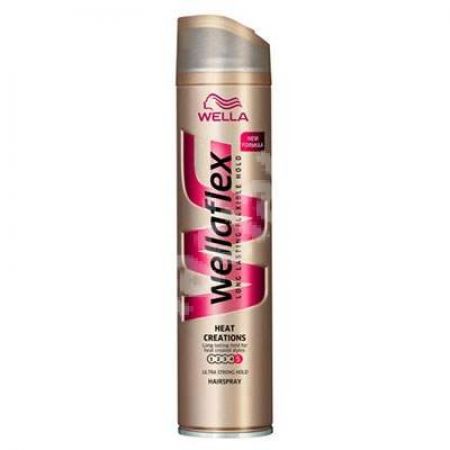 Fixativ Heat Creations Ultra Strong  Wellaflex, nr. 5, 250 ml, Wella