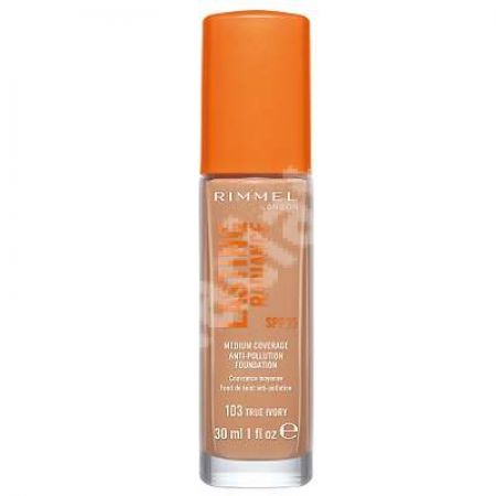 Fond de ten Lasting Radiance 103 True Ivory, 30 ml, Rimmel London