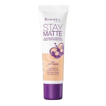 Fond de ten Stay Matte 200 Soft Beige, 30 ml, Rimmel London