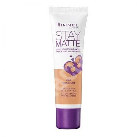 Fond de ten Stay Matte 303 True Nude, 30 ml, Rimmel London