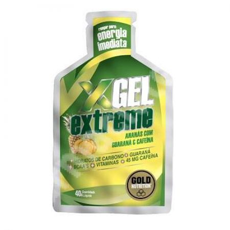 Gel concentrat energizant cu aroma de guarana si ananas, 40 g, Gold Nutrition