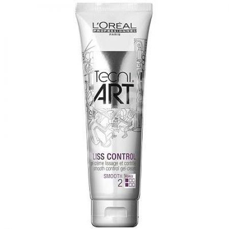 Gel-crema pentru netezirea parului rebel Tecni Art Liss Control Gel Cream, 150 ml, Loreal Professionnel