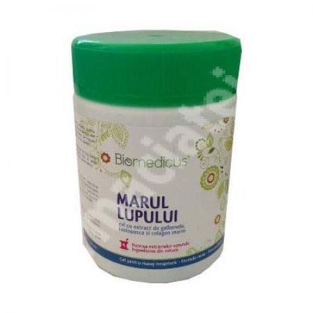 Gel cu marul lupului, rostopasca si colagen marin, 250 ml, Biomedicus