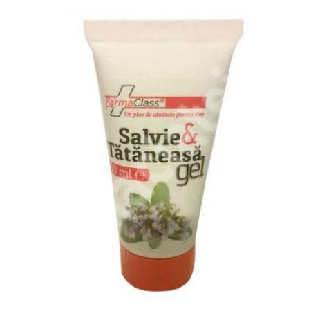 Gel cu salvie si tataneasa, 50 ml, FarmaClass