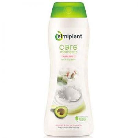 Gel de dus catifelat crema cu migdale si avocado Care Moments, 400 ml, Elmiplant