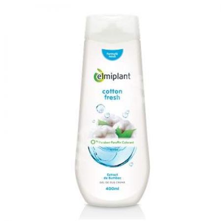 Gel de dus crema Cotton Fresh, 400 ml, Elmiplant