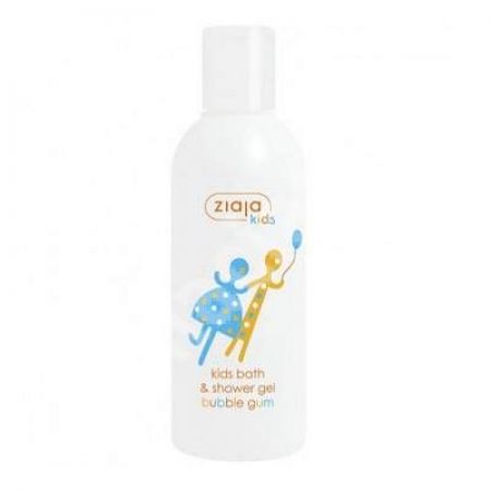 Gel de dus cu aroma de guma pentru copii, 200 ml, Ziaja