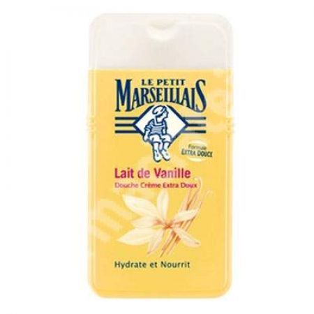 Gel de dus hidratant cu lapte de vanilie, 250 ml, Le Petit Marseillais