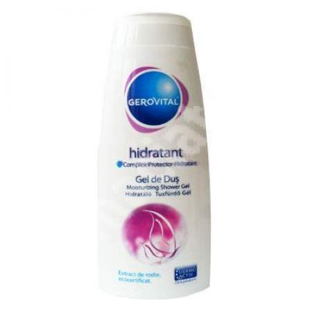 Gel de dus hidratant cu extract de rodie, 400 ml, Gerovital