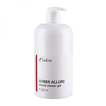 Gel de dus natural Amber Allure, 500 ml, Sabio