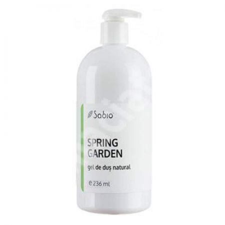 Gel de dus natural Spring Garden, 236 ml, Sabio