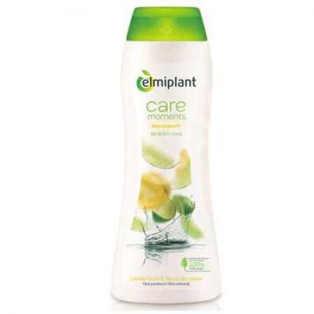 Gel de dus revigorant crema cu nectar gutui si lamaie Care Moments, 400 ml, Elmiplant