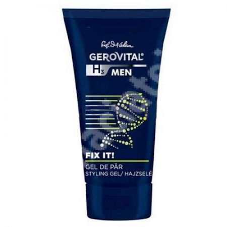 Gel de par Fix It H3 Men, 150 ml, Gerovital