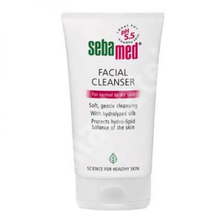 Gel dermatologic de curatare pentru fata-ten uscat si normal, 150 ml, Sebamed