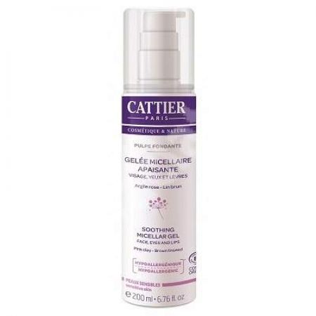 Gel micelar de curatare pentru ten sensibil, 200 ml, Cattier