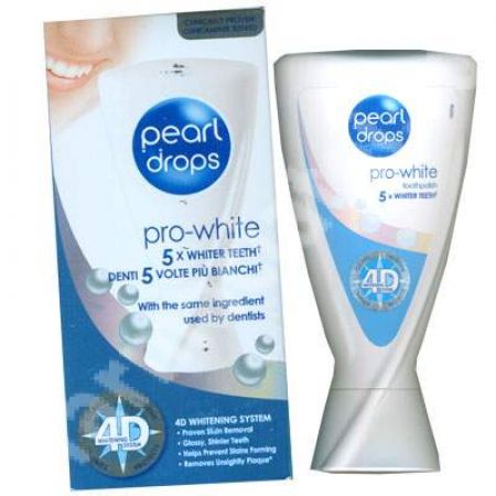 Gel pentru albirea dintilor Pro-White, 50 ml, Pearl Drops