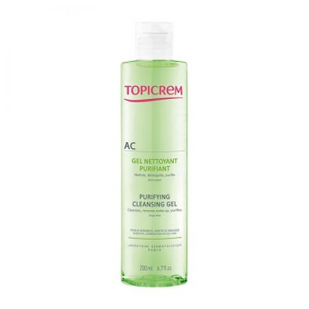 Gel purificator de curatare Topicrem AC, 200 ml, NIGY