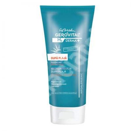 Gel reparator dupa plaja H3 Derma+, 150 ml, Gerovital