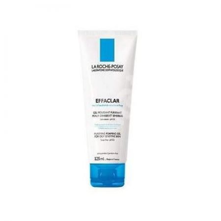 Gel spumant purifiant piele grasa Effaclar, 125 ml, La Roche-Posay