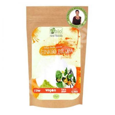 Ginkgo Biloba pulbere, 125 g, Obio