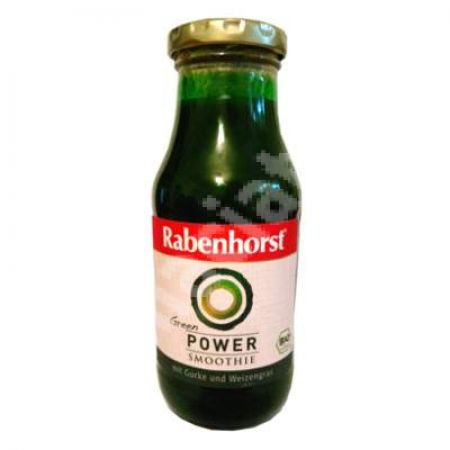 Green Smoothie Power Bio cu iarba de grau, castravete si spirulina, 240 ml, Haus Rabenhorst