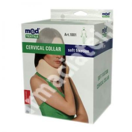 Guler cervical cu fixare usoara bej, marimea 3, 1001, Med Textile