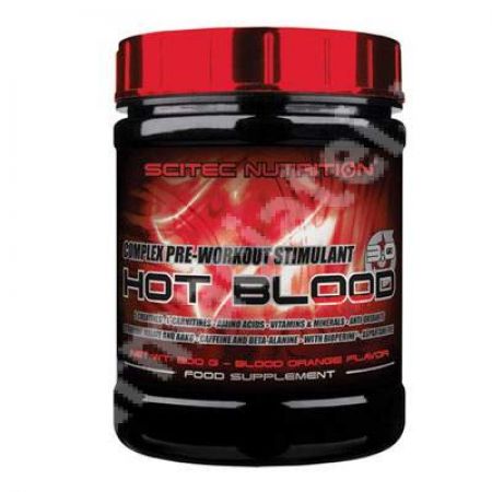 Hot Blood 3.0 cu aroma de portocale rosii, 300 g, Scitec Nutrition