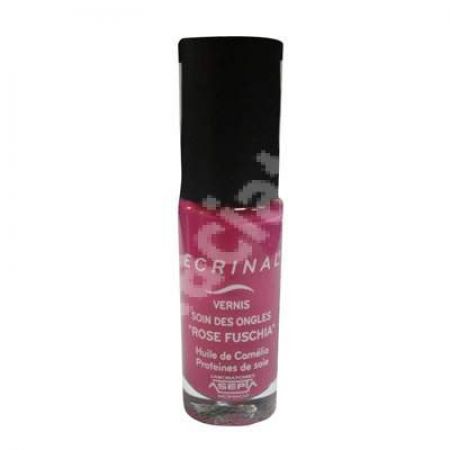 Lac colorat pentru unghii Ecrinal Rose Fuschia, 6 ml, Asepta