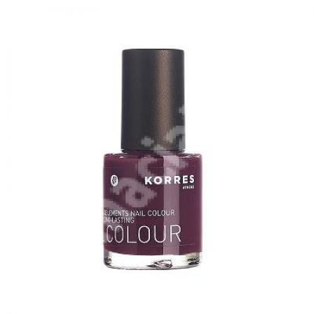 Lac cu Provitamina B5 pentru unghii nuanta 27 Purple, 10 ml, Korres