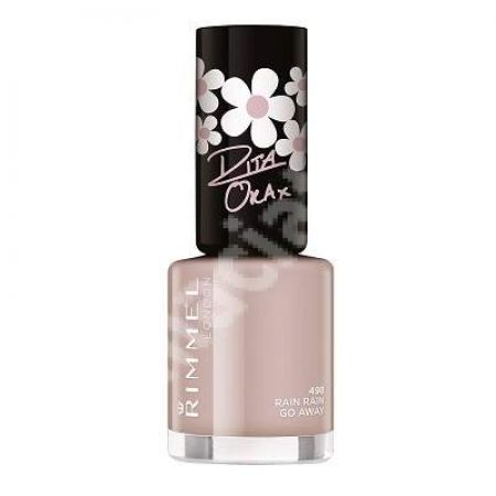 Lac de unghii 60 Seconds Shine 498 Rain Rain Go Away, 8 ml, Rimmel London