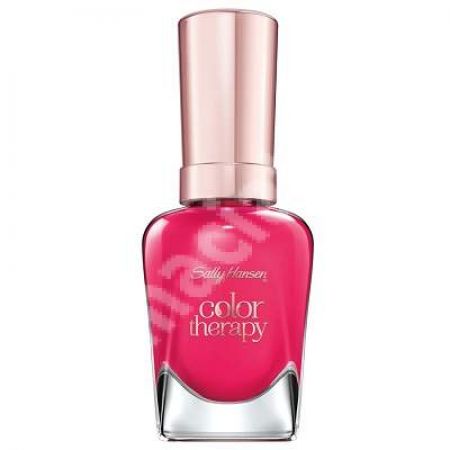 Lac de unghii Argan Color Therapy 290 Pampered in Pink, 14.7 ml, Sally Hansen