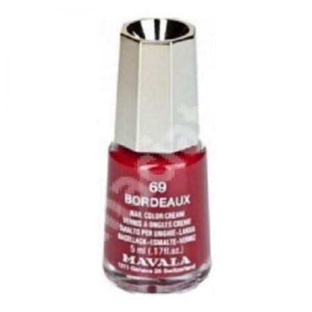 Lac de unghii Bordeaux 69, 5 ml, Mavala