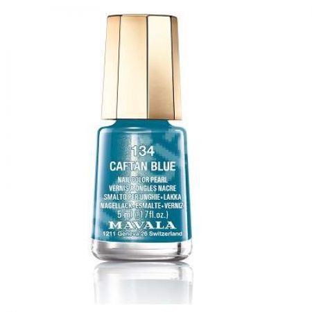 Lac de unghii Caftan Blue 134, 5 ml, Mavala