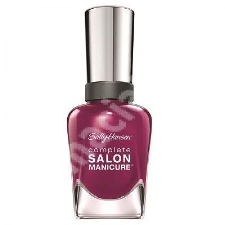 Lac de unghii Complete Salon Manicure, 639 Scarlet Fever, 14.7 ml, Sally Hansen