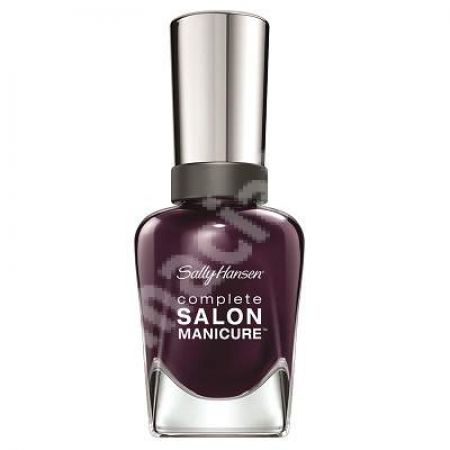 Lac de unghii Complete Salon Manicure, 660 Pat on the Black, 14.7 ml, Sally Hansen