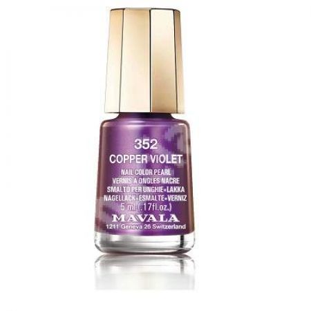 Lac de unghii Copper Violet 352, 5 ml, Mavala