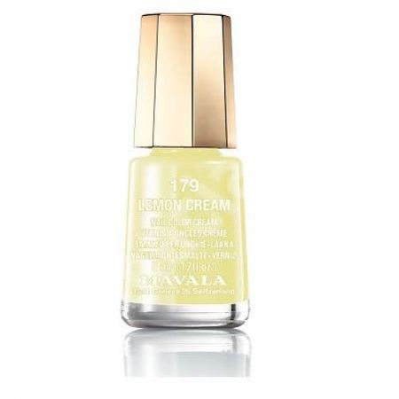 Lac de unghii Lemon Cream 179, 5 ml, Mavala