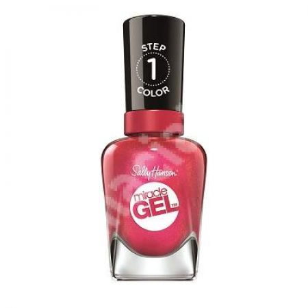 Lac de unghii  Miracle Gel, 446 Red-y, Set, Run!, 14.7 ml, Sally Hansen