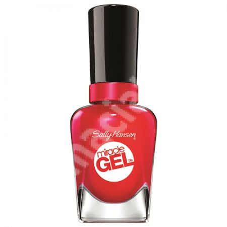 Lac de unghii Miracle Gel, 470 Red Eye, 14.7 ml, Sally Hansen