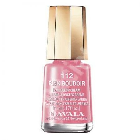 Lac de unghii Pink Boudoir 112, 5 ml, Mavala