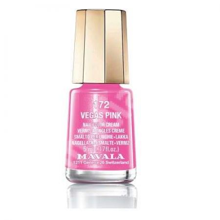 Lac de unghii Vegas Pink 172, 5 ml, Mavala